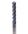 BestParts solid carbide long end mill, AlTiN coated, 30 degree helix, 4 flute, 1/4 in dia, 1/4 in shank, square end.