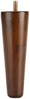 7 Inch Mid Century Replacement Furniture Legs Pack Of 4 In Brown Walnut Finish For Sofas Chairs And Cabinets, Easy Bolt On Install