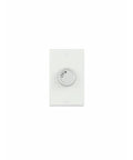 4 Speed Rotary Wall Switch For Ceiling Fans 5 Amp Fan Control Easy Install Accessory, white finish, front view