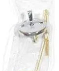 Tub Faceplate Bracket And Linkage Assembly Kit Chrome Finish Replacement Parts For Tub Faucets in packaging