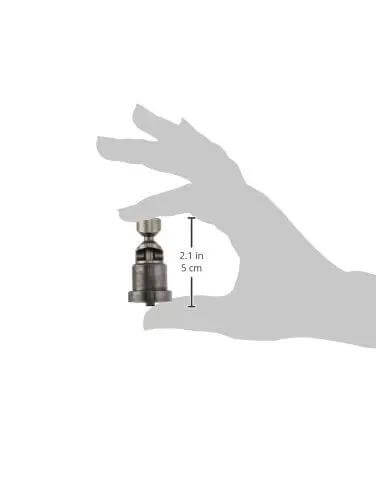 Hand holding Nibbler Die For 1530 14 Gauge Nibbler Replacement Part 2608639904, showing its size, used for 1530 series metal shears.