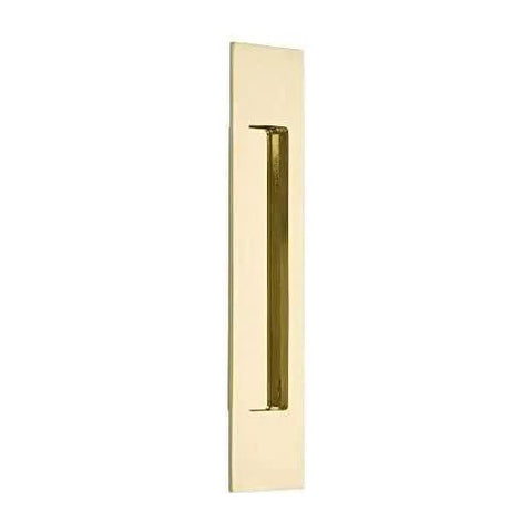 Modern Rectangular Flush Pull Handle In Flat Black Finish One And Three Quarters Inches Wide By Six Inches Long Sleek Minimalist Cabinet And Drawer Pull For Contemporary Kitchens And Bathrooms Durable Hardware With Hidden Mounting