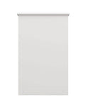 Drop In Ready Outdoor Network Cabinet Floor Mount 18U Server Rack Enclosure, front view, white, weatherproof, heavy duty steel.