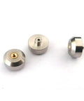 Waterjet orifice tips, set of 3 metal nozzles for flow cutting machines; compact precision components