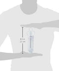 Cupcake Injector And Decorating Icing Kit, Nine Piece Stainless Steel Set with syringe measuring 8.5 inches, perfect for home bakers.