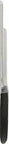 Side view of All Purpose Kitchen Shears with Protective Sheath, rust resistant stainless steel blades, soft grip handle, 8.72 inch, black.