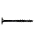 Outdoor Accents Structural Wood Screw With SawTooth Point.220 Inch Diameter By 3-1/2 Inch Length DB Coating In Black Heavy Duty Deck And Fence Fastener 50 Count