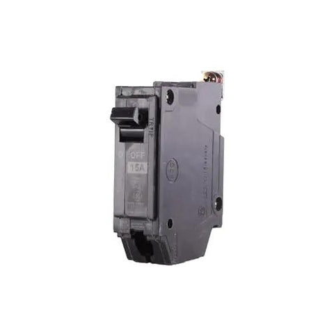 Q Line 15A Single Pole Circuit Breaker For 120 240 VAC 10 KA Interrupt Thermal Magnetic Trip Bolt On Installation