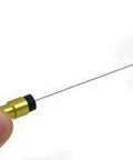 Close-up of 1000mm Draw Wire Linear Displacement Sensor with Incremental Encoder CESI S1000 Pushpull Output in hand.