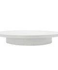 360 Degree Motorized Rotating Display Stand With Remote Control Electric Turntable 16.5 Inch white smooth surface.