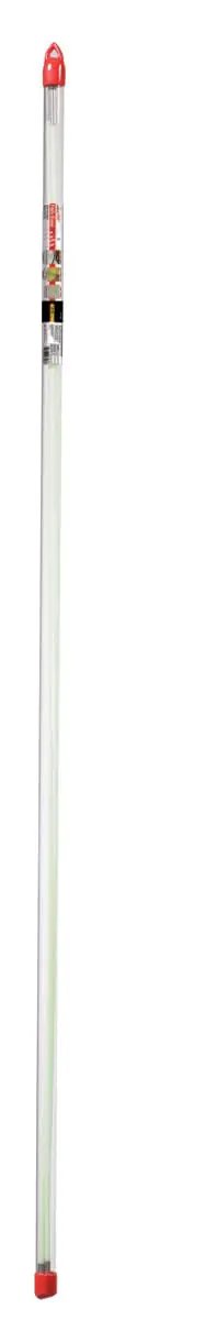 Glo Fish 15 Ft Glow In The Dark Fiberglass Fish Sticks Kit With Interlocking 3 Ft Segments bullet nose and hook ends shown