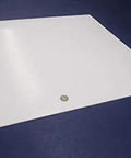 Virgin PTFE Sheet One Eighth Inch Thick By Twenty Four Inch By Twenty Four Inch Industrial Grade High Purity Polytetrafluoroethylene Sheet.