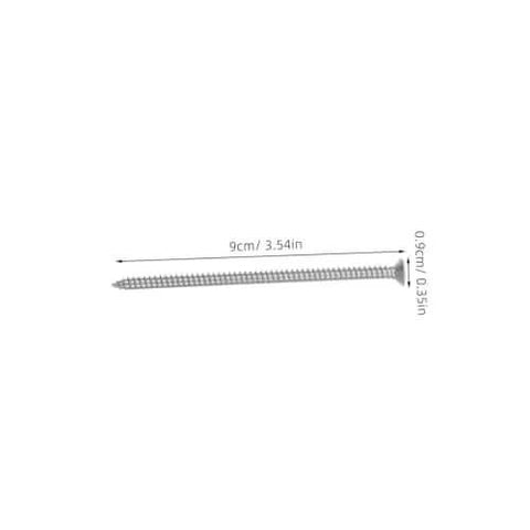 Stainless Steel Countersunk Flat Head Self Tapping Screws For Furniture Assembly Tough As Nails Durable Corrosion Resistant And Versatile Fasteners For Metal And Wood Applications, 9cm length shown