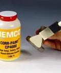 Tough Yellow Silicone Protective Coating For Metals And Ceramics Delivers Rad Seal For Steel Structures and Quartz in Refineries and Auto with VOC Compliance and Gallon Capacity for Hardcore Rust Protection that Pays Off in Longevity - paint container and brush.