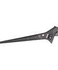 Extra Wide Adjustable Wrench for Heavy Nuts and Bolts by Klein Tools, 10 Inch Spud Wrench With Tether Hole, side view