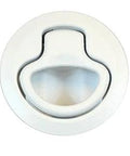 M1-63-1 Flush Pull Latches Plastic PC PBT Blend Natural White Finish