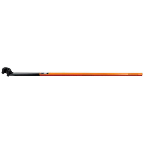 Angled Rebar Hickey For No 7 Through No 9 Rebar Bends, 65-Degree Turn, Lightweight Steel-Head, Knurled Grip, 60-Inch Handle