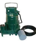 Solid High Head Effluent Pump With Piggyback Switch Built Tough Cast Iron No Nonsense Wastewater Transfer 0.4 Hp 115 Volt Automatic Dose Mate 150, portable green submersible pump.