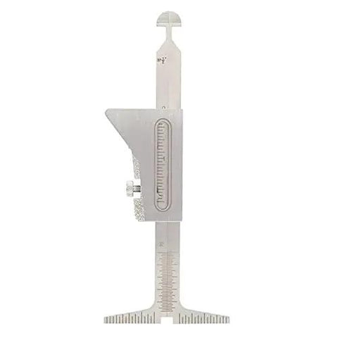 WJJDLLNP Micrometer Digital Caliper Welding Gauge Inspection Stainless Steel Ruler side view showing precise measurement markings.