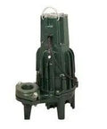 High Head Effluent Pump 1 Hp 3 Phase Cast Iron Bronze Impeller With 50 Ft Cord Manual Switch, green submersible pump for liquid transfer.