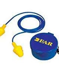 Blue Ultra Fit Reusable Corded Ear Plugs NRR 25 dB One Size Fits All 50 Pairs with Triple Flange for Hearing Protection