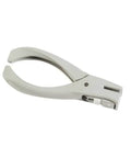 Side view of Heavy Duty One Eighth Inch Circle Craft Punch for Cardstock, Chipboard, and Lightweight Metal with Locking Handle.