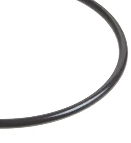 Close-up of a single O-ring from the 155 Piece O Ring Kit For Face ORFS Fittings With 8 Common Sizes Buna N 90 Durometer SAE Oil And Weather Resistant