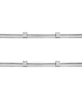 Beefy 800mm SBR20 Linear Rail Kit With Four SBR20UU Blocks, showing two steel rails and sliding blocks for CNC routers and automated machines.