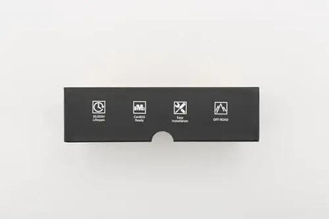 9005 9006 LED Bulbs Combo With 100000 Lumens packaging highlighting features like lifespan and easy installation.