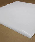 Virgin PTFE Sheet One Thirty Second Inch Thick Twenty Four By Twenty Four Inch Rolled, industrial nonstick material for seals and gaskets.