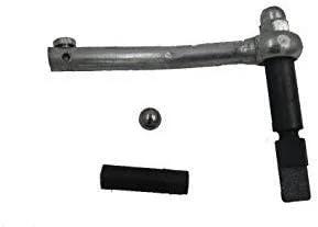 Three-piece clutch repair kit: metal lever arm, pivot pin, and spacer for 48–80cc gas motorized bicycle engine