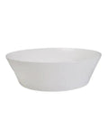 USZWBY Vessel Sinks Bathroom Vessel Sink European Style Light Luxury Round White Wash Basin Countertop Bathroom Bowl Sink, top view.