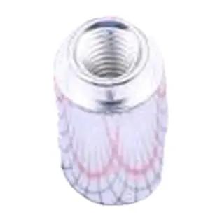 Rock Solid 10 Pack SMD Round Nut Columns M3x9 Copper Tinned Surface Mount Standoffs For Circuit Boards with threaded interior.