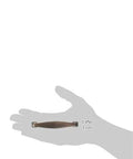Oil Rubbed Bronze Cabinet Pulls Set Of 10, Modern Door And Drawer Handles, 3.5 Inch Center To Center (89mm), hand for scale.