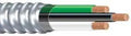 6/2 Metal Clad MC Cable With Ground Heavy Duty Aluminum Armored Stranded Copper Conductors 50 Ft Cut exposed wires
