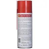 Back view of Rust And Corrosion Protection Spray For Metal Surfaces Penetrant And Lubricant With Wool Wax Formula, 11.75 oz can