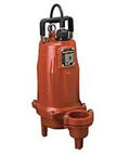 Heavy Duty 1.5 HP Sewage Pump With 3 Phase 440 Volt Motor And 2 Inch Discharge in orange cast iron design for thick waste handling.