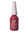 Red Threadlocker 271 High Strength Liquid Adhesive, 10 ML Bottle For Fasteners Up To 1 Inch, Begins To Harden In About 10 Minutes