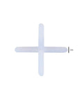 500 Pieces White Plastic Tile Spacers Pro Grade 1mm Spacing For Glue Down Installation Square Edge Geometric Pattern Ideal For Granite Porcelain And Marble Tiling