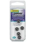 Pack of Specialty Hardware Rubber Grommet 11/32 Inch Outer Diameter With 1/8 Inch Inner Diameter Groove Width 1/16 Inch Groove 1/4 Inch Thick