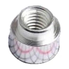 Top Shelf SMD Round Nut Surface Mount PC Board Column Spacer M3X3 Copper Tinned Hardware Kit For Slick Fit Electronics Assembly Setups, close-up of an M3 threaded nut.