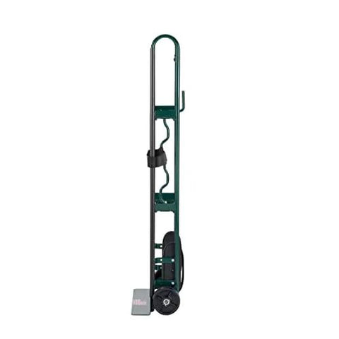 Harper Trucks 6781 Appliance Hand Truck, dark green steel frame with straps and wheels.