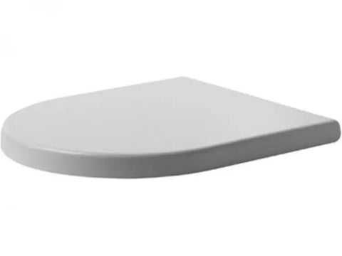 Slick Starck 3 White Toilet Seat With Smooth As Butter Soft Close Hinges Heavy Duty Stainless Steel Mounting Hardware No Fuss Install