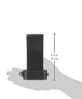 Long Leaf Formed Steel Hinge Strap With Grease Fittings 0.31 Inch Thick in hand showing size and durable silver finish.