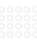 Silicone Flat Washers M10 Size, 20 Pcs, 10mm Inner Diameter 25mm Outer Diameter 2mm, arranged in rows, white gasket seals.