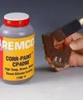 Extra Tough Brown Silicone Based Protective Coating That Seals Steel And Metal Surfaces With Kick Ass Coverage For Industrial Jobsites In A Real Deal One Gallon Container, shown in a gallon container with a brush.