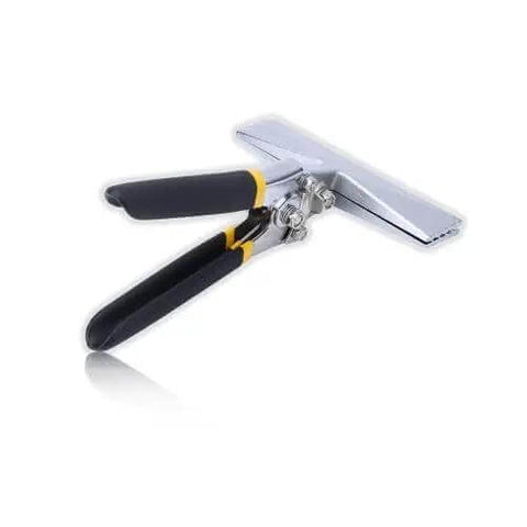 Six Inch Seaming Pliers And Sheet Metal Tools Set with straight jaw hand seamer in durable 45 steel construction.