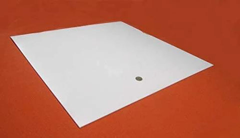 Virgin PTFE Sheet One Eighth Inch Thick By Twenty Four Inch By Twenty Four Inch Industrial Grade High Purity Polytetrafluoroethylene Sheet