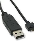 Pluto PLC Programming Lead Single USB-to-Serial Adapter for Jokab Safety Controllers, 1.5 m Black Cable, close-up of connectors