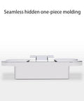 Concealed Three Way Adjustable Silent Hinges Set Hidden Door Hinges 180 Degree Opening 246mm X 34mm side view